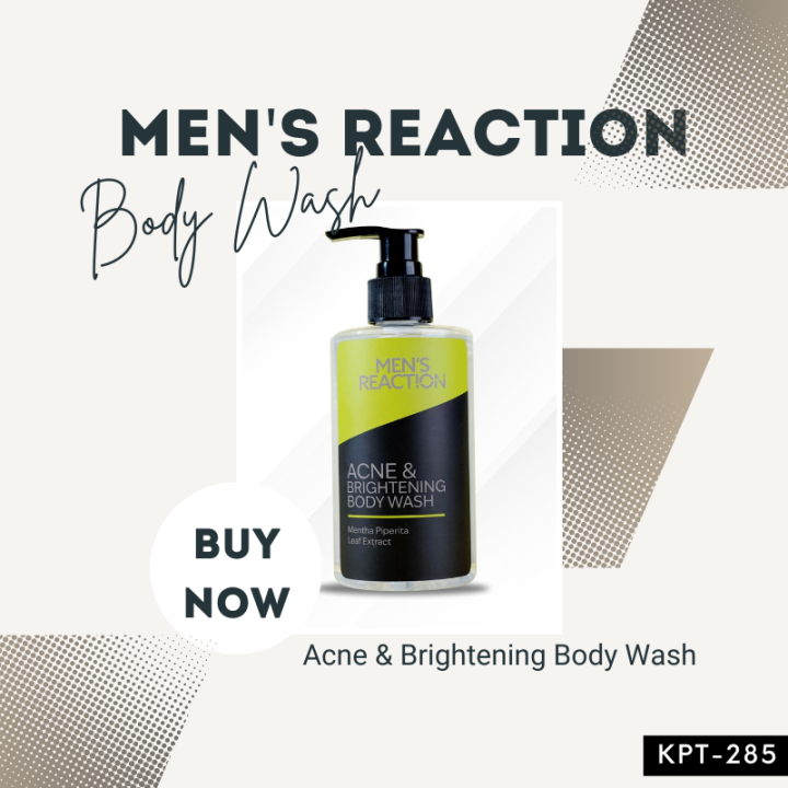 Mens Reaction Acne Brightening Body Wash Sabun Mandi Pria Lazada