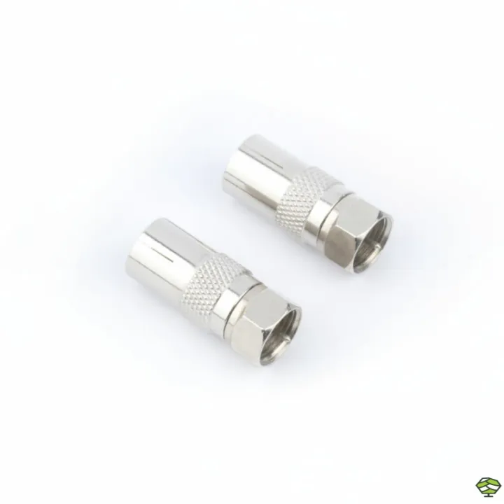Connecting cable plug, cable TV route conversion pair connector. F settop box antenna female
