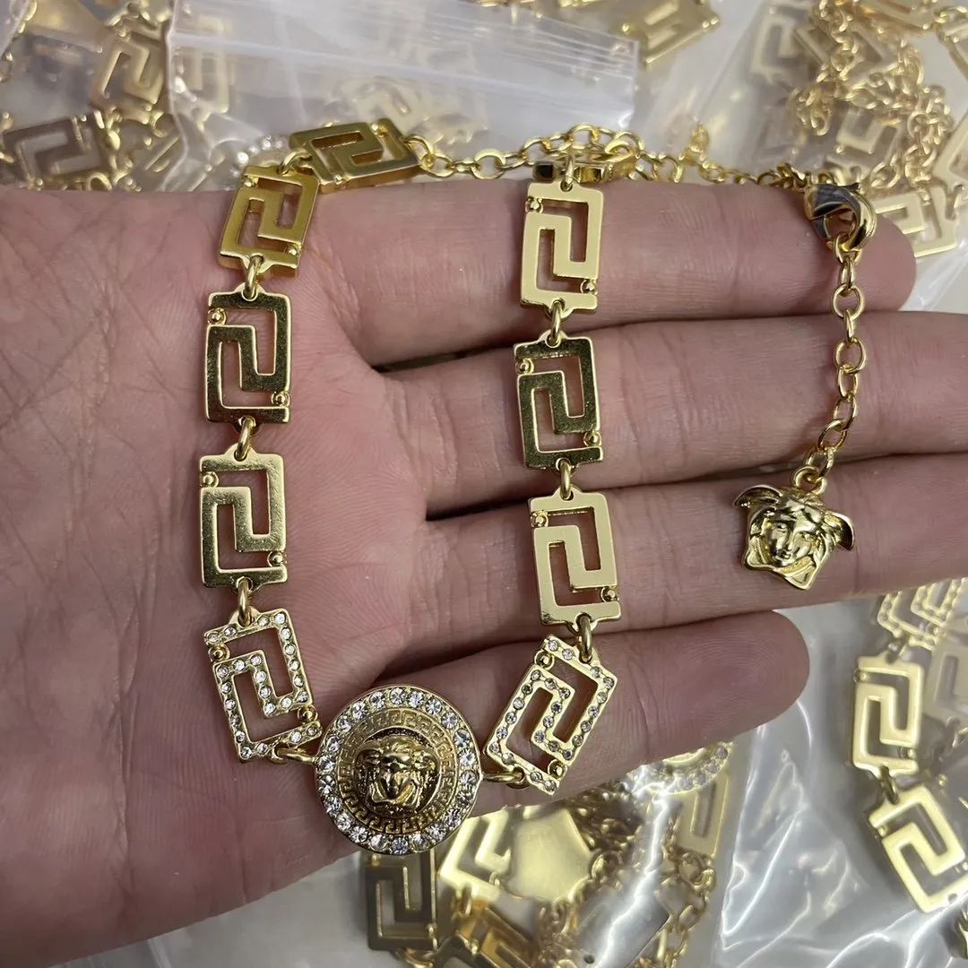 versace necklace womens