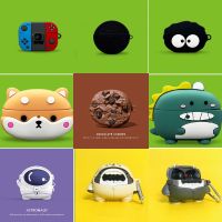 【CC】 XiaoMi Buds 4 pro Cover ShellNew Cartoon Shark/Dinosaur//briquettes/Game Earphone case Shockproof With