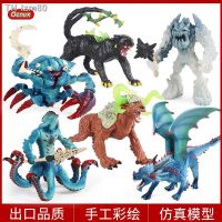 ? ของขวัญ จำลอง Warcraft solid black panther monster stone bull ice devil man battle dragon beast octopus ปูน้ำ model