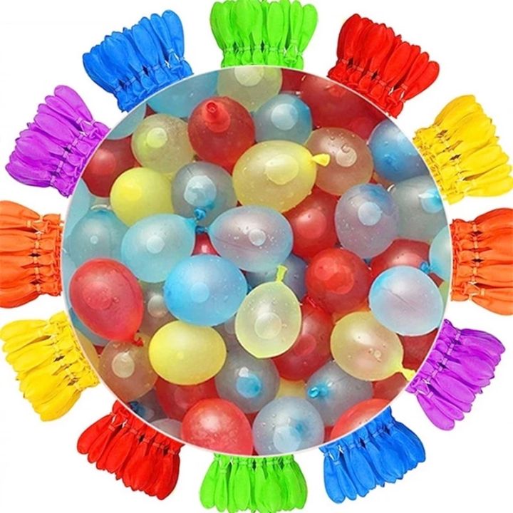 1110Pcs Water Balloons Quick Automatic Knotting Water Bombs Latex Balloon Summer Outdoor Beach Children Water War Game Toy Party