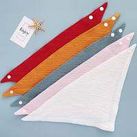 【DT】hot！ Baby Feeding Drool Bibs Newborn Color Soft Cotton Saliva 0-12Months