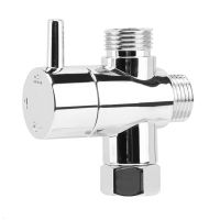 3 Way 1/2 Valve Bathroom Shower Faucet Water Splitter Shower Valve Diverter for Shower Spray Nozzle Adapter Converter