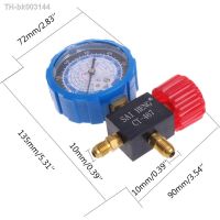 ▣✎▩ Air Conditioner Three-Way Single Manifold Gauge Valve R134A R404A R22 R410A