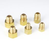 45 Degree SAE 1/4 3/8 1/2 3/4 Flare Reducing Fitting Reducer Brass Pipe Connector Adapeter Water Gas Air Fuel