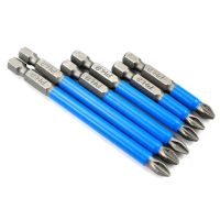 4/6/7Pcs Anti-skid S2 Steel Electric Screwdriver Head Cross Screwdriver Head Electric Magnetic Drill Screwdriver Set Screw Nut Drivers