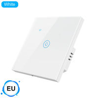 EU US Smart Water Heater Switches TouchSmart Life Tuya App ZigbeeVoice Control Wifi Boiler Switch 110V 220V WhiteBlack