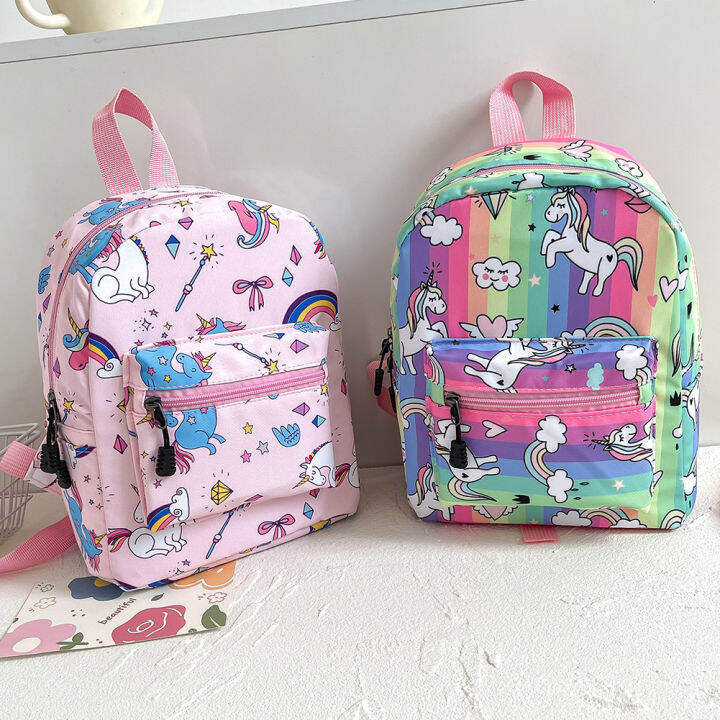 new-kids-backpack-canvas-cartoon-printing-school-bag-for-girls-children-small-female-bag-portable-travel-feminine-knapacks