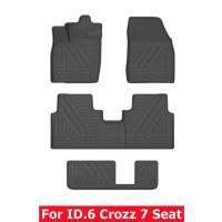 Shadesde COVERR เสื่อปูพื้นรถทุกสภาพอากาศสำหรับ ID.4 Volkswagen Crozz ID.6 2021 2022 2023เสื่อซับทั้งชุด TPE กันลื่นไม่มีกลิ่น