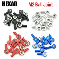 10PCS M2 Ball Joint KIT Metal Universal Joint Ball Head Buckle Steering Pushrod Tie Rod End Mini Connecting Rods for RC Boats