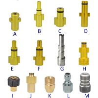 ปืนฉีดน้ำแรงดัน Lance Connector Snow Foam Lance Nozzle Adapter Foam Cannon Soap Adapter Fitting