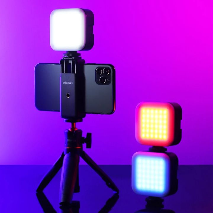 ulanzi-u-bright-multi-color-dimmable-2700k-6500k-7-5w-light-6-color-rgb-ไฟสำหรับการถ่ายภาพ-vlog-youtube-live-light-เปลี่ยนสีได้