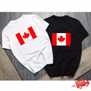 Men's T-Shirts Fashion 3D Printed Canada Maple Leaf Flag Tees