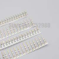 【YF】◐  100/200pcs 2.54mm Pitch Dupont  Wire Male Female Metal Terminals Pins Gold Plated