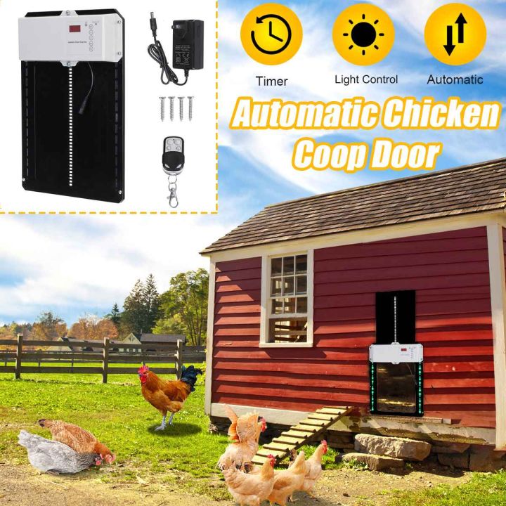 Automatic dog 2024 door with timer