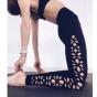 Set đồ tập yoga nữ thiết kế cao cấp AlisaS áo bra thể thao co 2 dây quần lưng cao cắt laser độc đáo kèm mút nâng ngực thumbnail