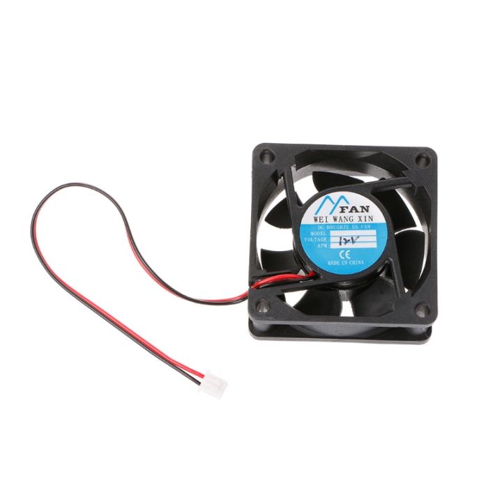 60mm×60mm×25mm DC 12V 24V 2-Pin Cooler Brushless PC CPU Case Cooling Fan 6025 Dropship