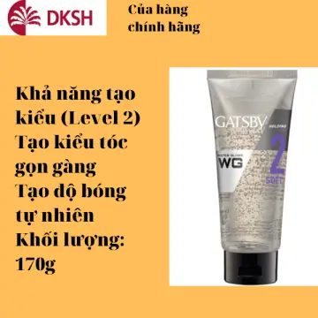 Gel vuốt tóc nam nữ mềm bôi giữ nếp tóc Gatsby Hair Gel Water Gloss Hard lọ  170g unisex vuốt cho bé trẻ em bóng mượt tóc  Shopee Việt Nam