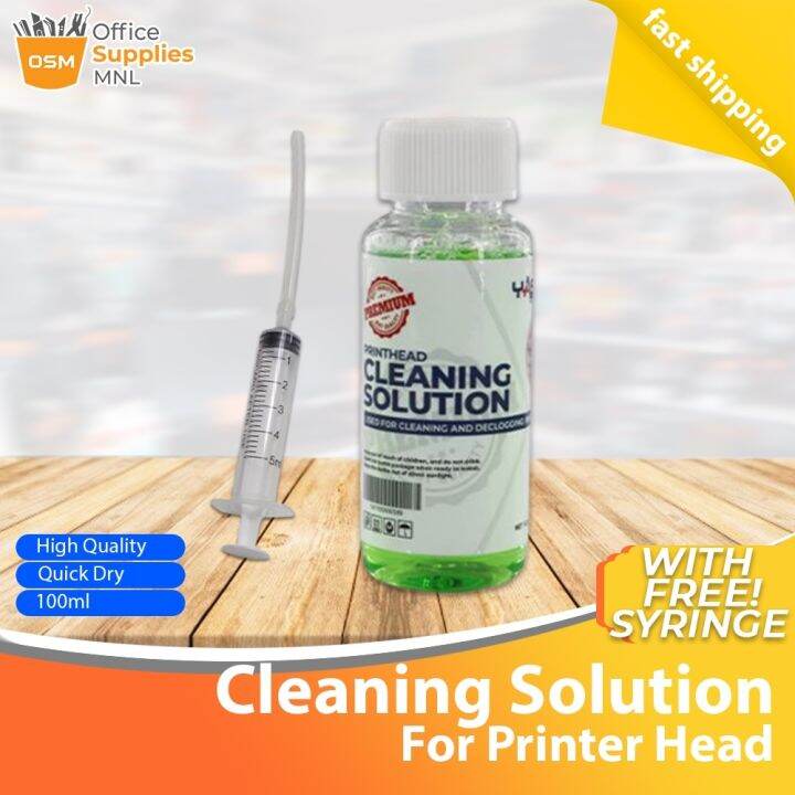 Printer Cleaning Solution 100ml with FREE SYRINGE | Lazada PH