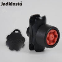 Jadkinsta 6ซม. ซ็อกเก็ตคู่แขนพร้อม Pin Lock Security Knob และ Key Knob สำหรับ1นิ้ว Ball Mount ฐานสำหรับกล้อง Gopro ศัพท์มือถือ