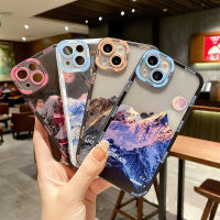 Apple เคส13Pro สำหรับป้องกัน12เคสโทรศัพท์,ซิลิโคน8PLUS กันตก X 11Pro ภูเขาหิมะ