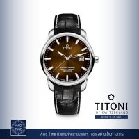 นาฬิกา Titoni Master Series 41mm Black-Brown Dial Leather Strap (83188 S-ST-662) Avid Time ของแท้ ประกันศูนย์