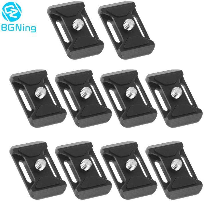 SLR Quick Release Plate Mount Clamp Adapter Kit With Level For Arca