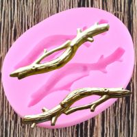 Tree Branches Silicone Mold DIY Fondant Cake Decorating Tools Polymer Clay Resin Molds Cupcake Baking Chocolate Candy Mould Bread Cake  Cookie Accesso