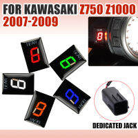 Unjuk เครื่องวัด Z1000 Z750 Z-750 2007 2008 2009 Aksesori Motosikal มิเตอร์แสดงเกียร์โดยตรง Ecu