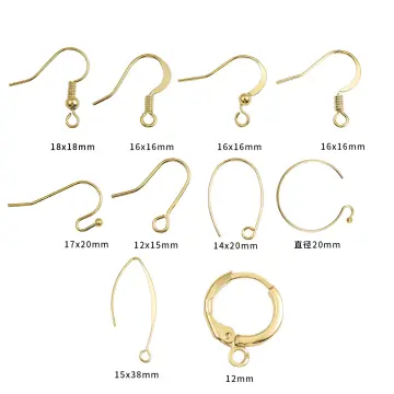 50-100pcs Ear Hook DIY Earring Findings Earrings Clasps Hooks Fittings DIY Jewelry  Making Accessories Iron Hook Earwire Jewelry