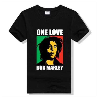 Rapper Bob Marley Print T Shirt Men T Shirts Shirt Pop Bob Marley Gildan Spot 100% Cotton