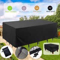 12 Sizes Oxford Cloth Furniture Dustproof Cover For Rattan Table Cube Chair Sofa Waterproof Rain Garden Patio Protective Cover 1