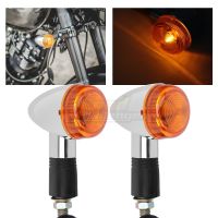 2Pcs 12V Universal Motorcycle Turn Signal Indicator Light Turning Amber Lamp Bulb For Suzuki Harley Honda Kawasaki Yamaha