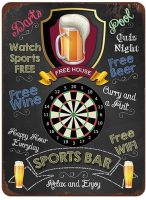 2021JMINE Div 5D Game Dart Chalkboard sports wine beer bar Full Diamond Painting kits art Scenic 3D paint by diamonds