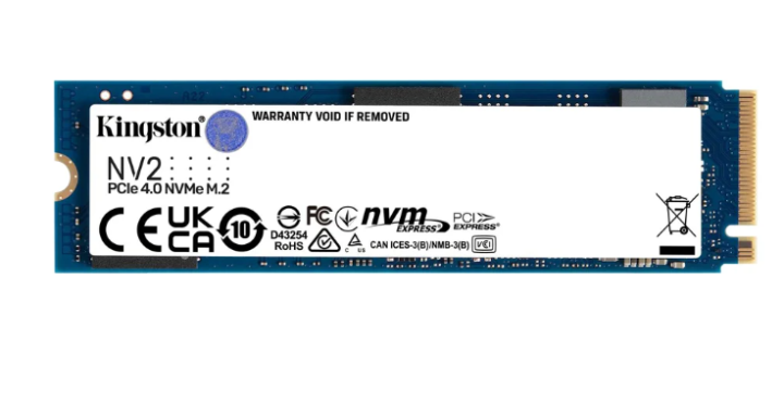 2 TB SSD (เอสเอสดี) KINGSTON NV2 - PCIe 4/NVMe M.2 2280 (SNV2S/2000G)