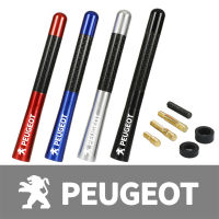 12ซม. คาร์บอนไฟเบอร์รถวิทยุเสาอากาศสำหรับ Peugeot 208 207 308 206 307 407 2008 508 3008 5008 301 408 RCZ Auto Aerial อุปกรณ์เสริม