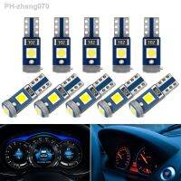 5Pcs T5 LED Bulb 3SMD 3030 LED Car Interior Lights DC12V Wedge Base Dashboard Instrument Air Conditioning Indicator Light Parts