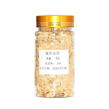 1PCS Food Grade Genuine Gold Leaf Schabin Flakes 2g 24K Gold