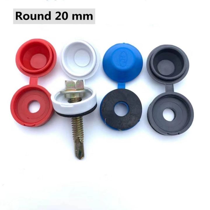 self-drilling-screw-waterproof-cap-cover-roofing-bolt-cover-protector-fold-snap-cap-button