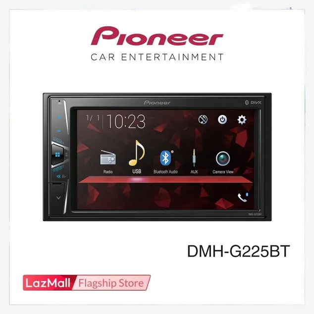 Pioneer DMHG225BT 2 Din Car Stereo Audio Multimedia Receiver Head Unit
