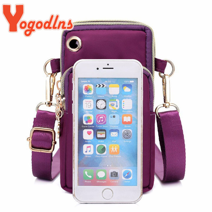 yogodlns-waterproof-nylon-women-crossbody-phone-shoulder-bag-mini-pouch-case-belt-casual-fashion-purse-wallet