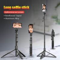 FANGTUOSI 2022 NEW 1530mm Wireless Selfie Stick Tripod Stand Foldable Monopod for Gopro Action Cameras Smartphones Shooting Live