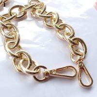 【CW】 30cm Metal Chain Handle Handbag Antique golden Accessories Hardware