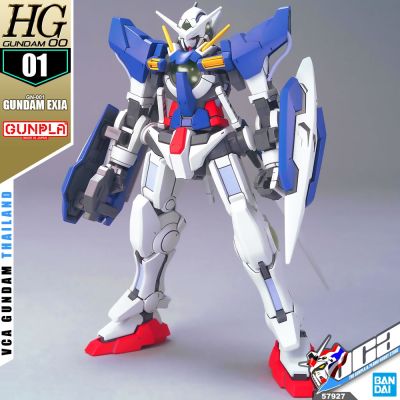 ⭐️ BANDAI GUNPLA HIGH GRADE 00 HG00 HG 1/144 GUNDAM EXIA ประกอบ หุ่นยนต์ โมเดล กันดั้ม กันพลา ของเล่น VCA GUNDAM