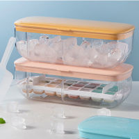 Press Type Ice Cube Maker Silicone Ice Tray Making Mold Creative Ice Cubes Storage Box Bar Kitchen Accessories Ice Cube DIY Makers