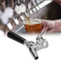 ก๊อกน้ำควบคุมการไหลของเบียร์ Stainless Steel Brewing Beer Draft Tap with Forward Sealing