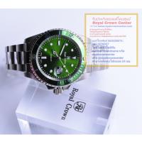 Royal Crown (รุ่น Submariner ของแท้ 100%) นาฬิกาผู้ชาย สุภาพบุรุษ ขนาดหน้าปัดรวมเม็ดมะยม 44 mm. สายสแตนเลส ของแท้ 100% มีรับประกัน1 ปีเต็ม กันน้ำ 100% ( คุณลูกค้าจะได้รับนาฬิการุ่นและสีตามภาพที่ลงไว้ และจะได้รับกล่องและของแถมครบชุดและอุปกรณ์ครบเซ็ท 100% )