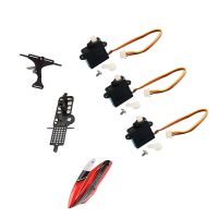 1 Set XK K110 Upgrade K110S Canopy Servo Main Frame and Servo Plate for WLtoys XK K110 K110S RC Helicopter Upgrade Parts