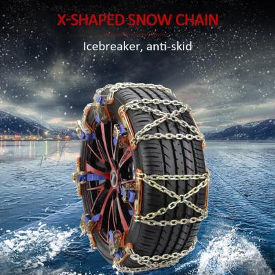 1pc Chains Balance Design Anti-skid Chain Wear-resistant Steel Car Snow Chains For Car SUV Professional 3 Chains